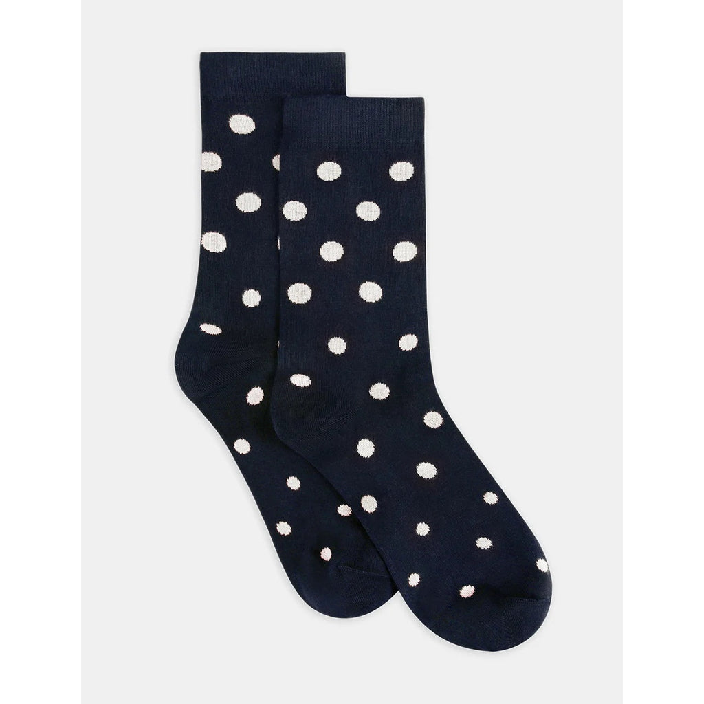 Levante Gigi Spot Crew Sock - Navy