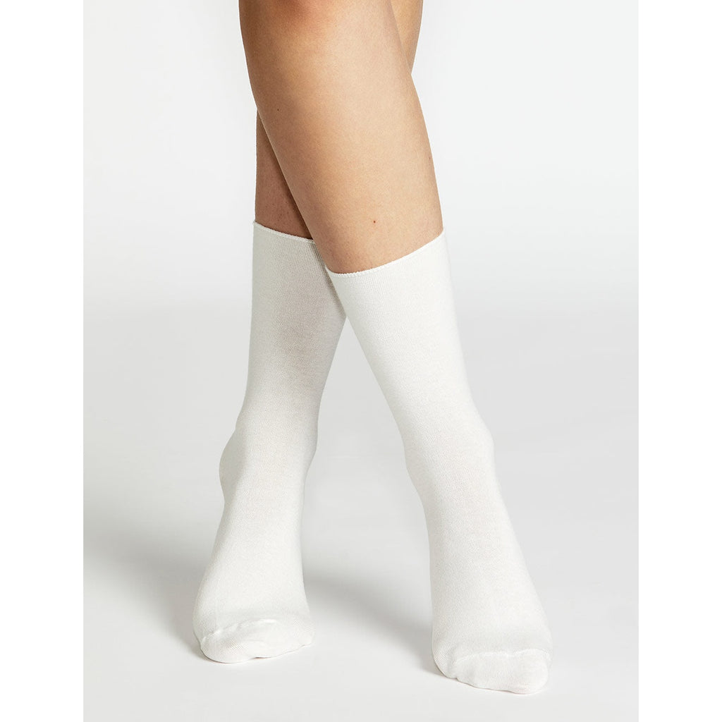 Levante Comfort Top Sock - White