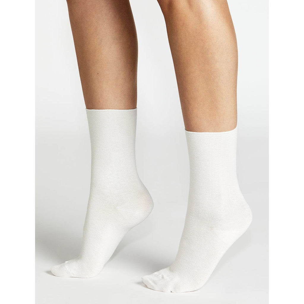 Levante Comfort Top Sock - White