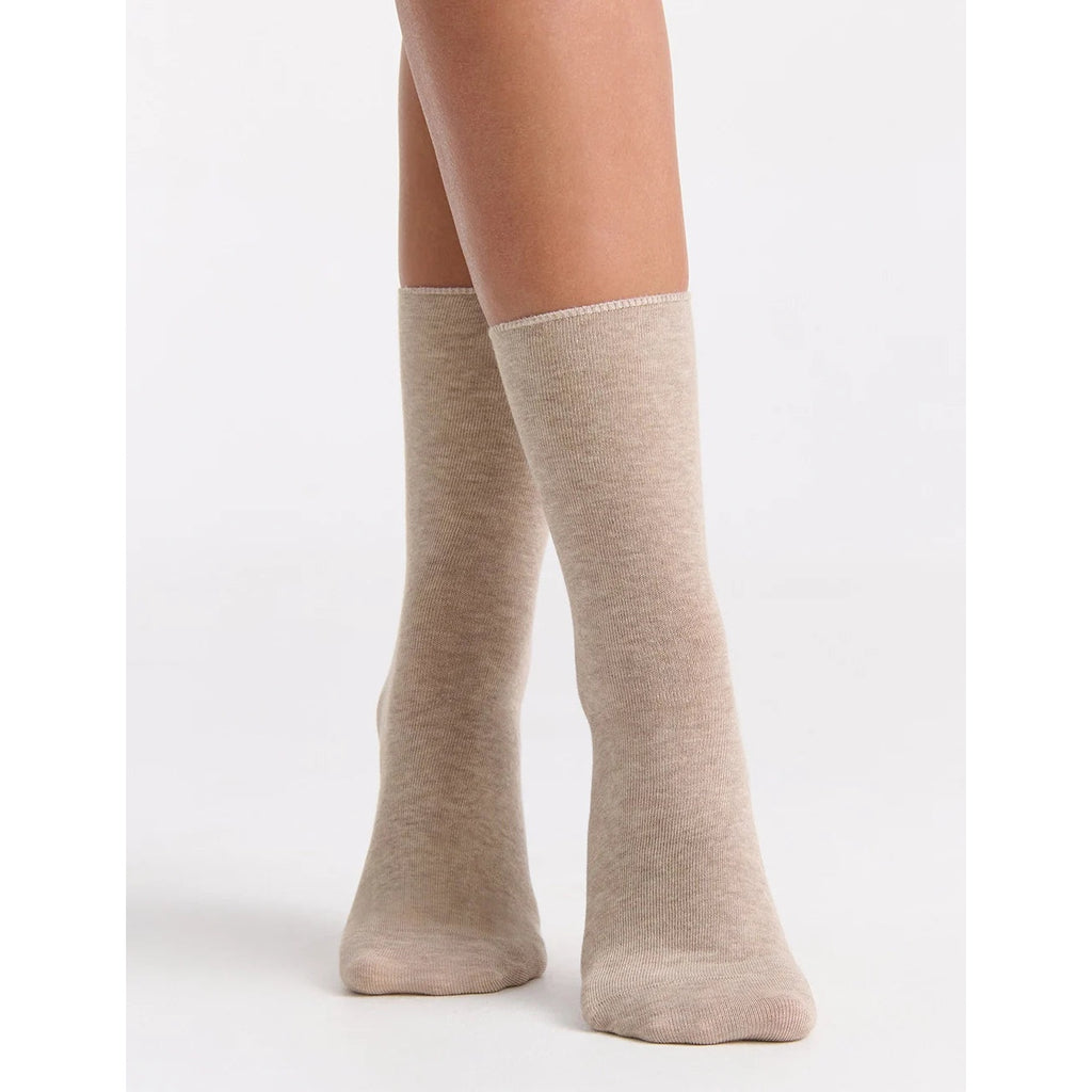 Levante Comfort Top Sock - Oatmeal