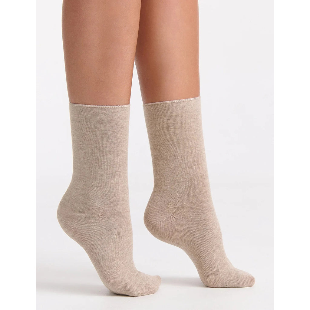 Levante Comfort Top Sock - Oatmeal