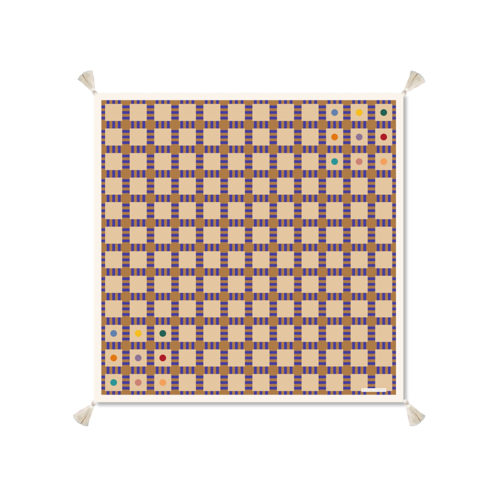 Alpha Studio Cairo Weave 90 Square - Beige