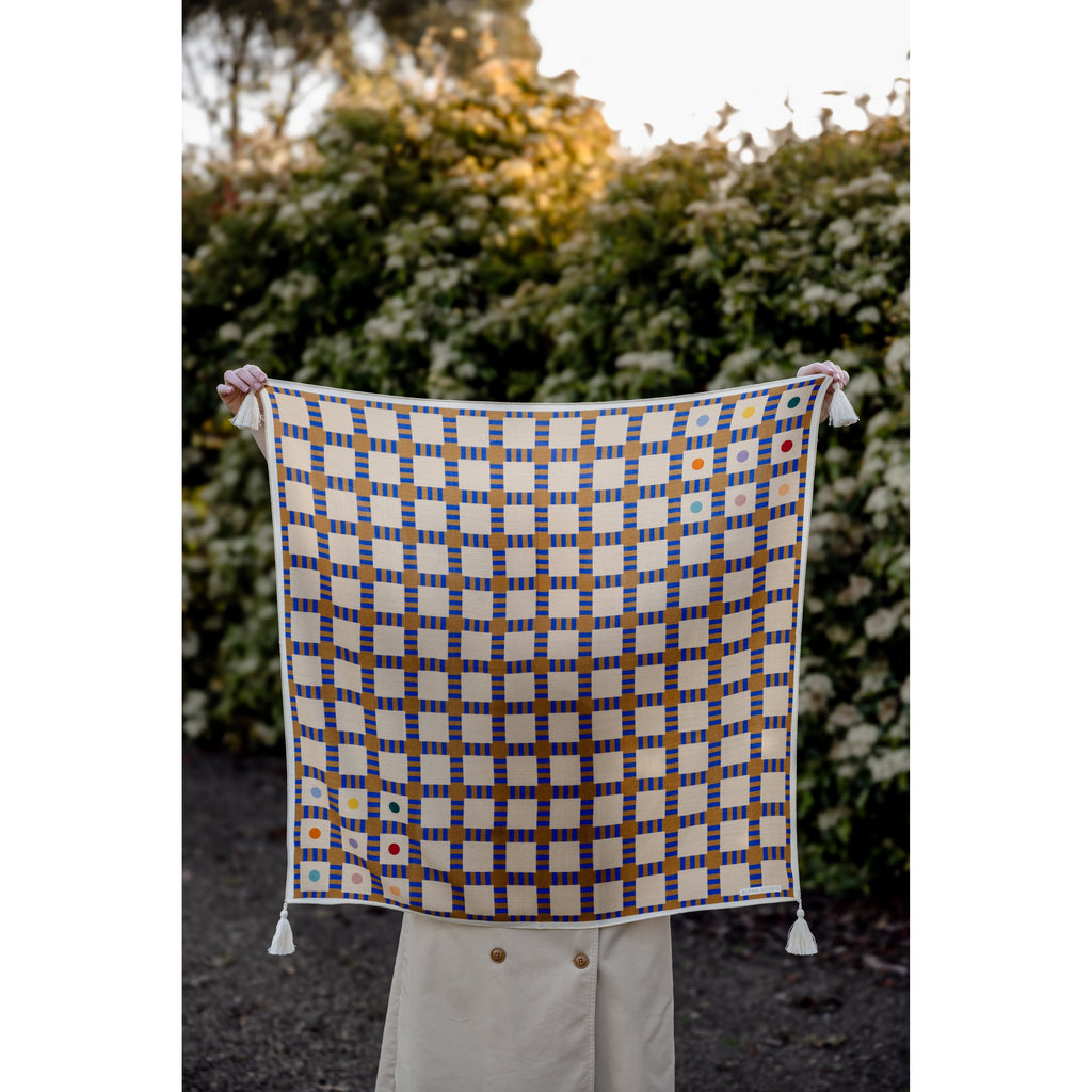 Alpha Studio Cairo Weave 90 Square - Beige