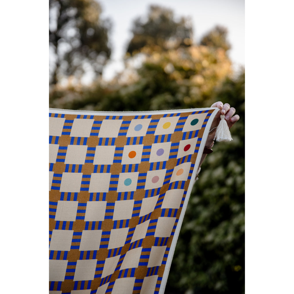 Alpha Studio Cairo Weave 90 Square - Beige