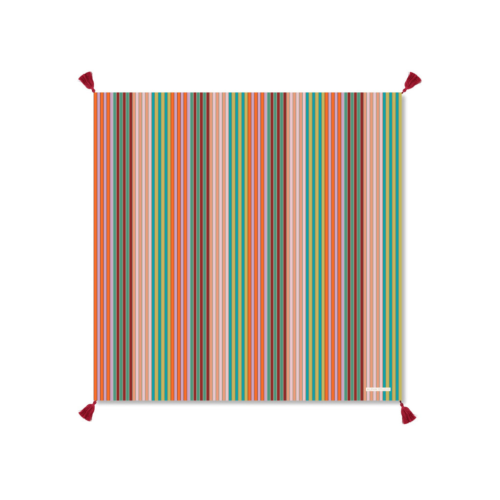 Alpha Studio Memphis Eclectic Stripe 90 Square