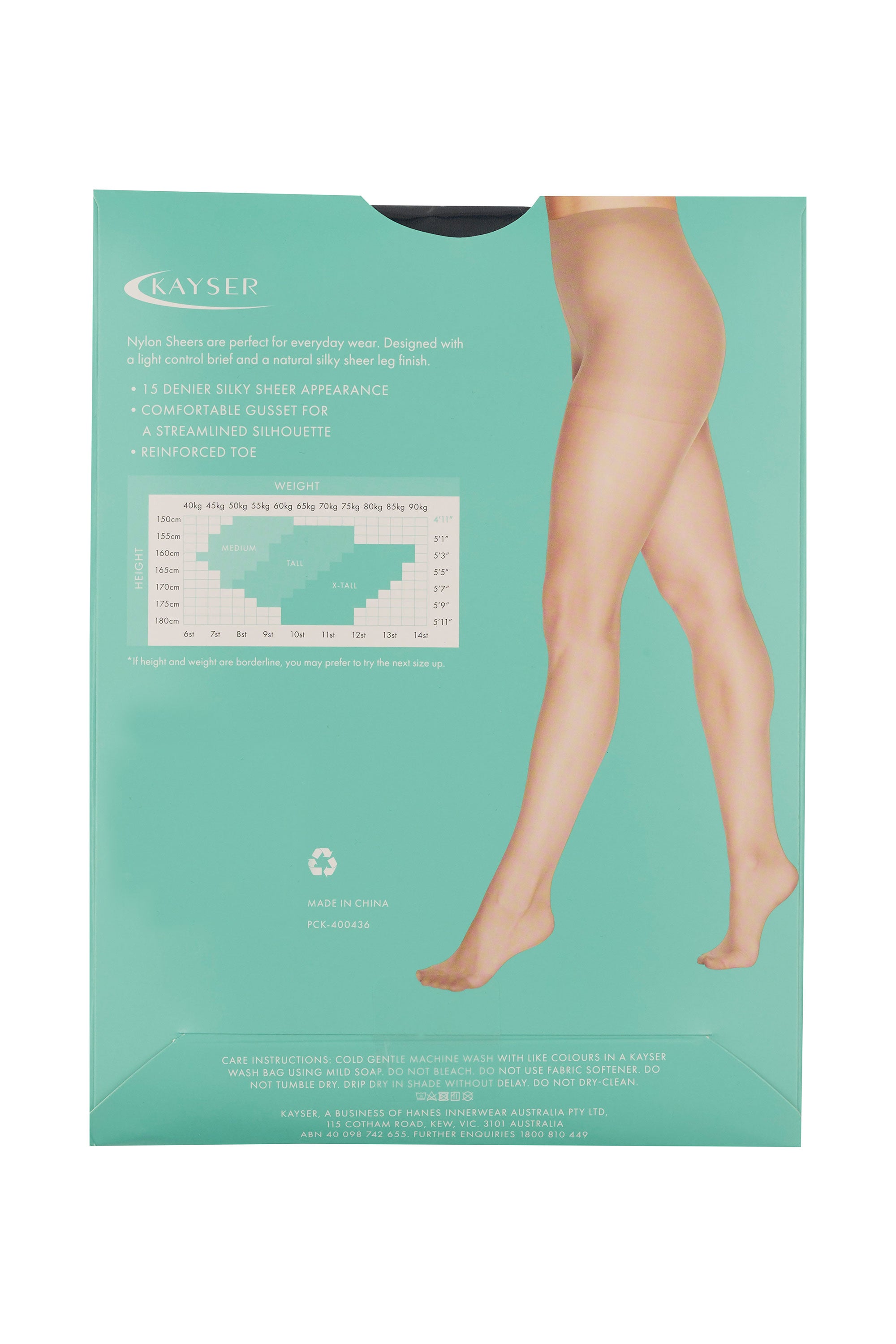 Kayser Sheer Nylon Pantyhose (Celia's) - Ink Navy